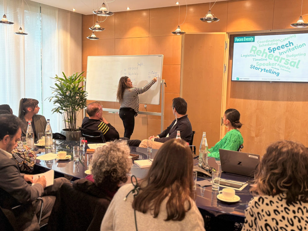 Mentoring workshop with BGL BNP Paribas employees